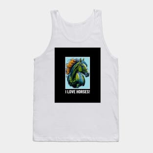 Horse Lover Art Tank Top